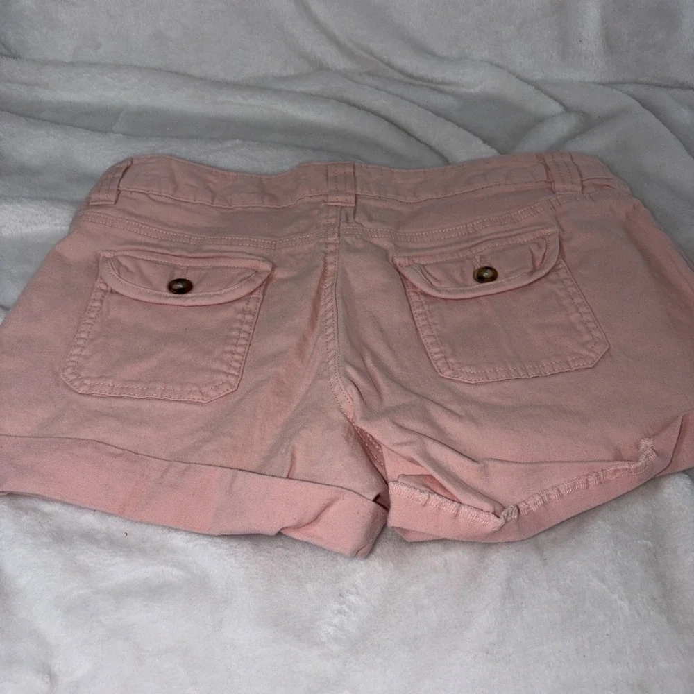 Red Camel Pink Cargo Chino Shorts Juniors Size 13 Y2K Preppy Casual Beach Travel